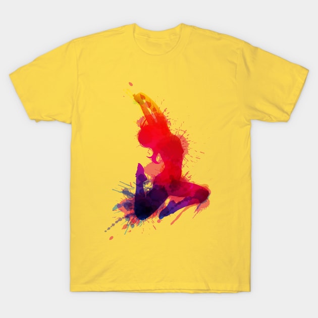 Watercolor Dance 3 T-Shirt by marcusmattingly